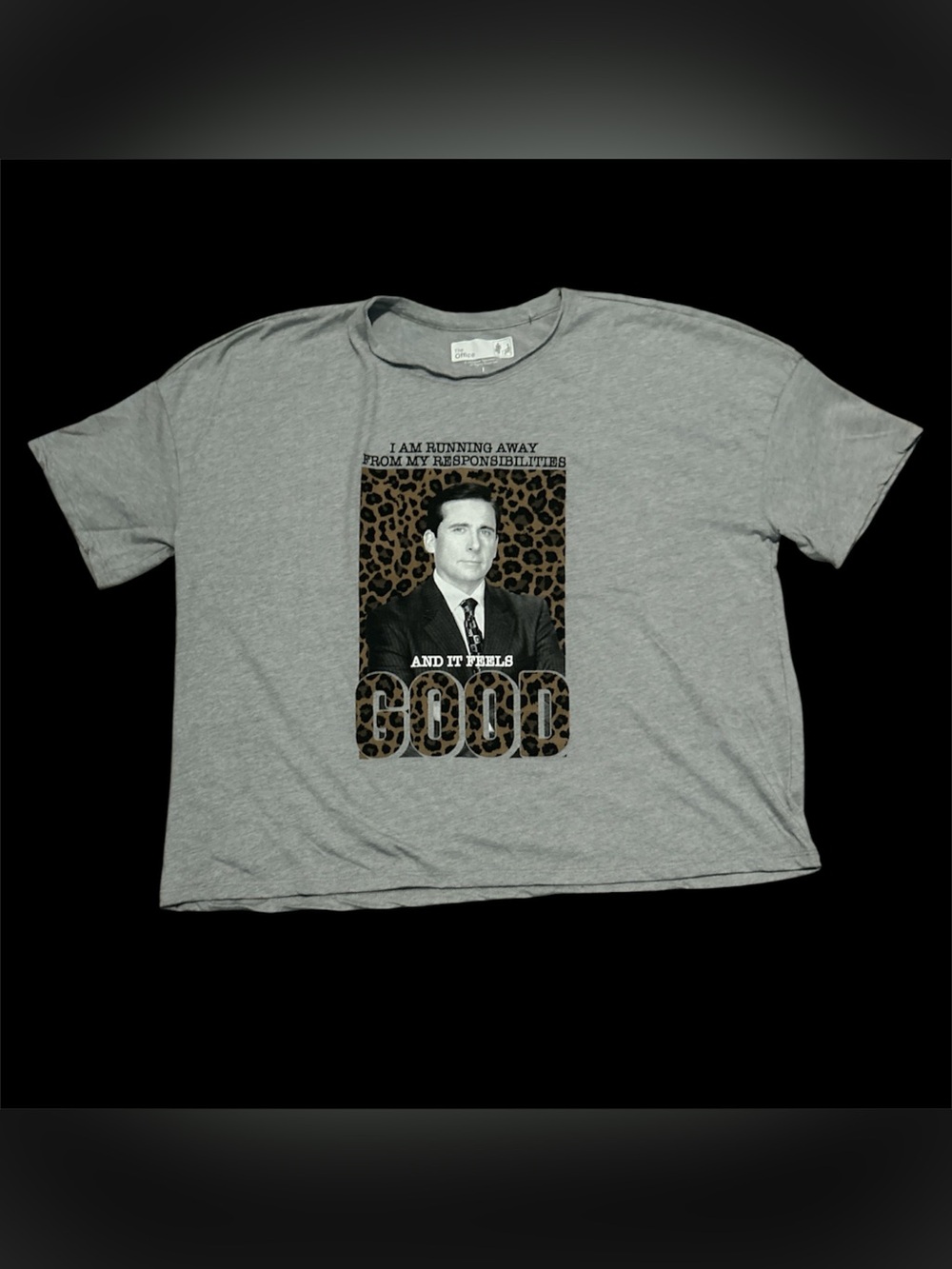 The Office Shirt | Michael Scott oversixe Crop Top | The Office TV Show